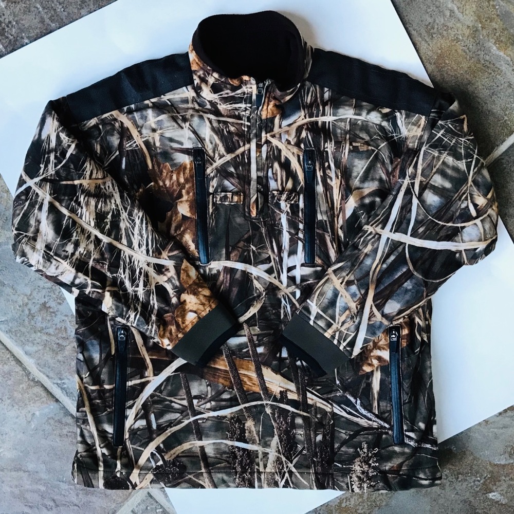 GAMEHIDE Camouflage Sports Hunting Pullover Sweatshirt Size Medium 8 - 10